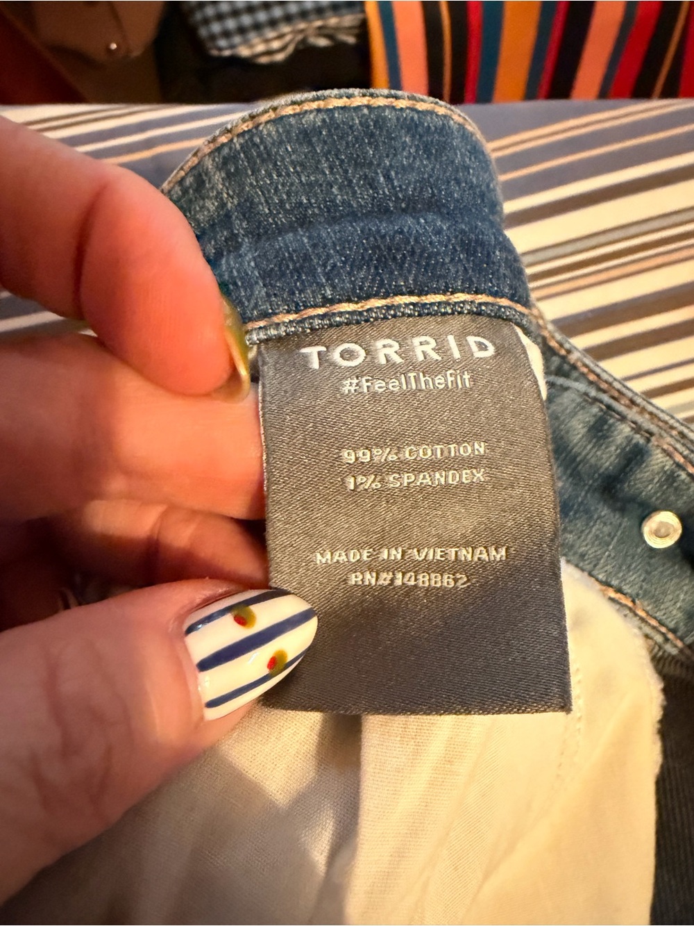 Torrid High Rise Ankle Crop Jeans Size 16 Light Wash Straight Leg Stretch - Picture 6 of 6